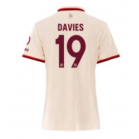 Bayern Munich Alphonso Davies #19 Tredjedrakt Dame 2024-25 Kortermet